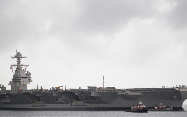 USS Gerald R. Ford Transit