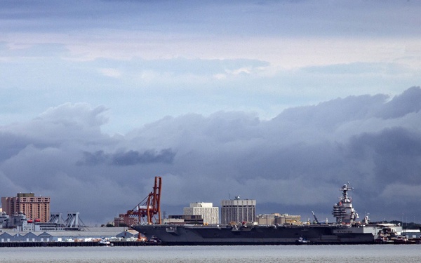 Transit to Newport News Shipyard