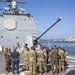 Marines, soldiers visit USS Bunker Hill