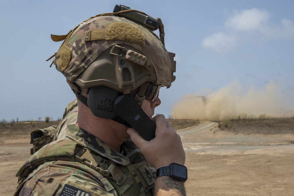 3rd ANGLICO Marines train soldiers from 5th SFAB