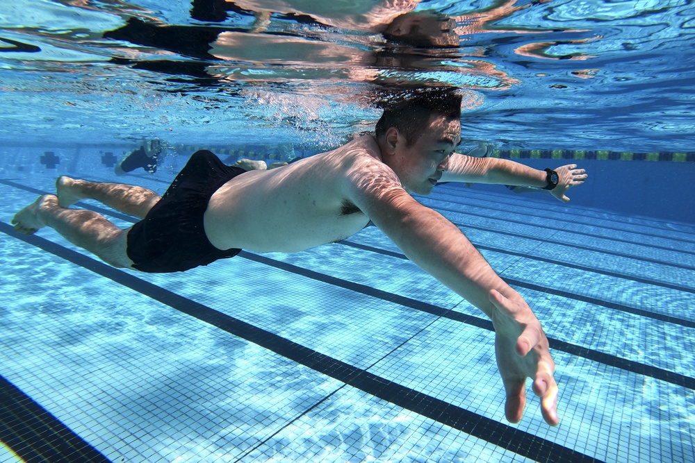 Just Keep Swimming: NROTC participates in swim instruction aboard MCBH