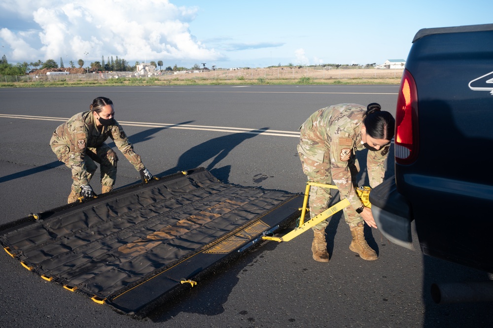 Behind the scenes of exercise Sentry Aloha: Airfield Management