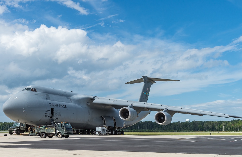 Dover AFB C-5Ms provide rapid global mobility