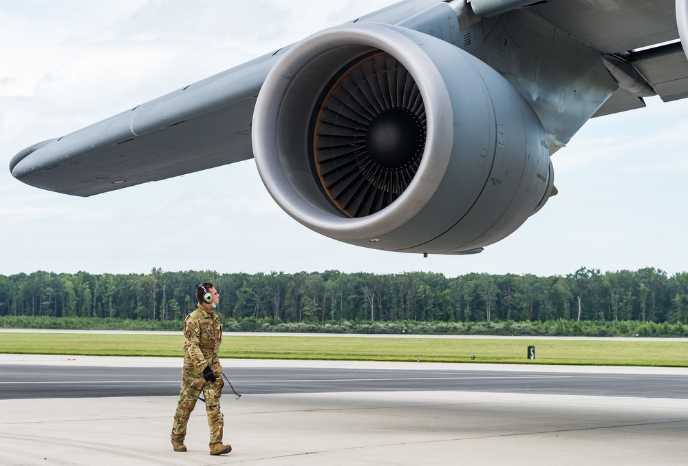 Dover AFB C-5Ms provide rapid global mobility