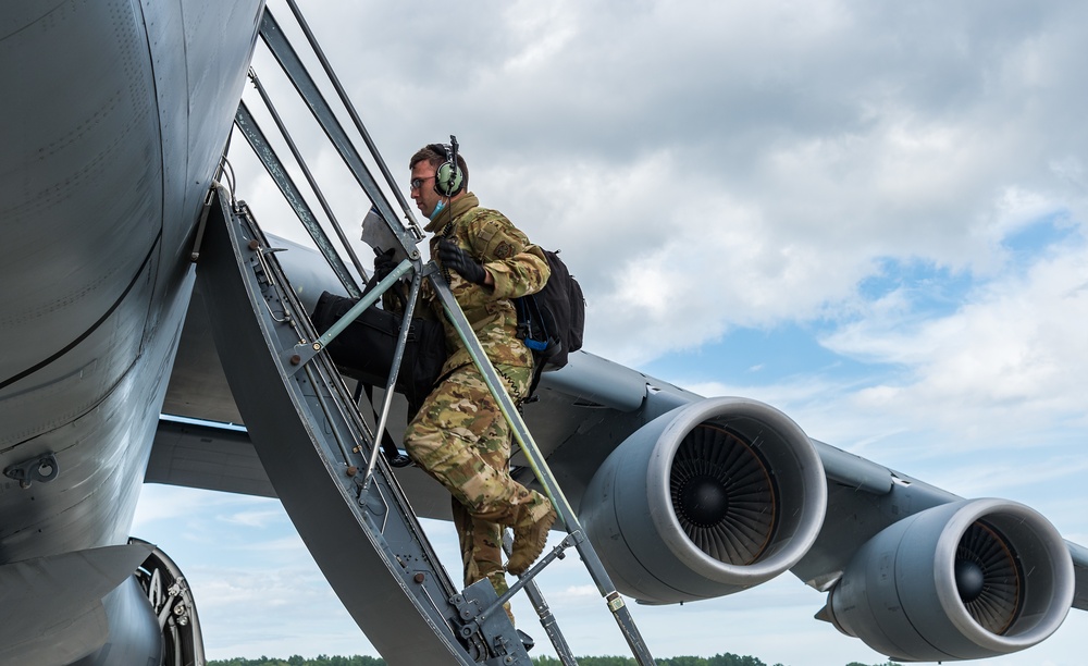 Dover AFB C-5Ms provide rapid global mobility