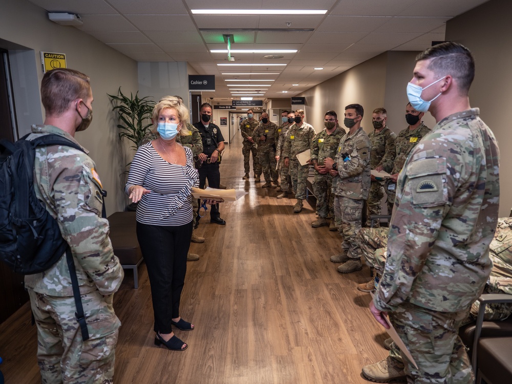 Oregon Guard Helping in Hospitals