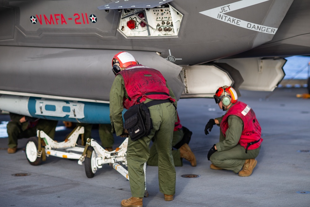 USS America Conducts Flight Operations with Royal Navy aircraft carrier HMS Queen Elizabeth