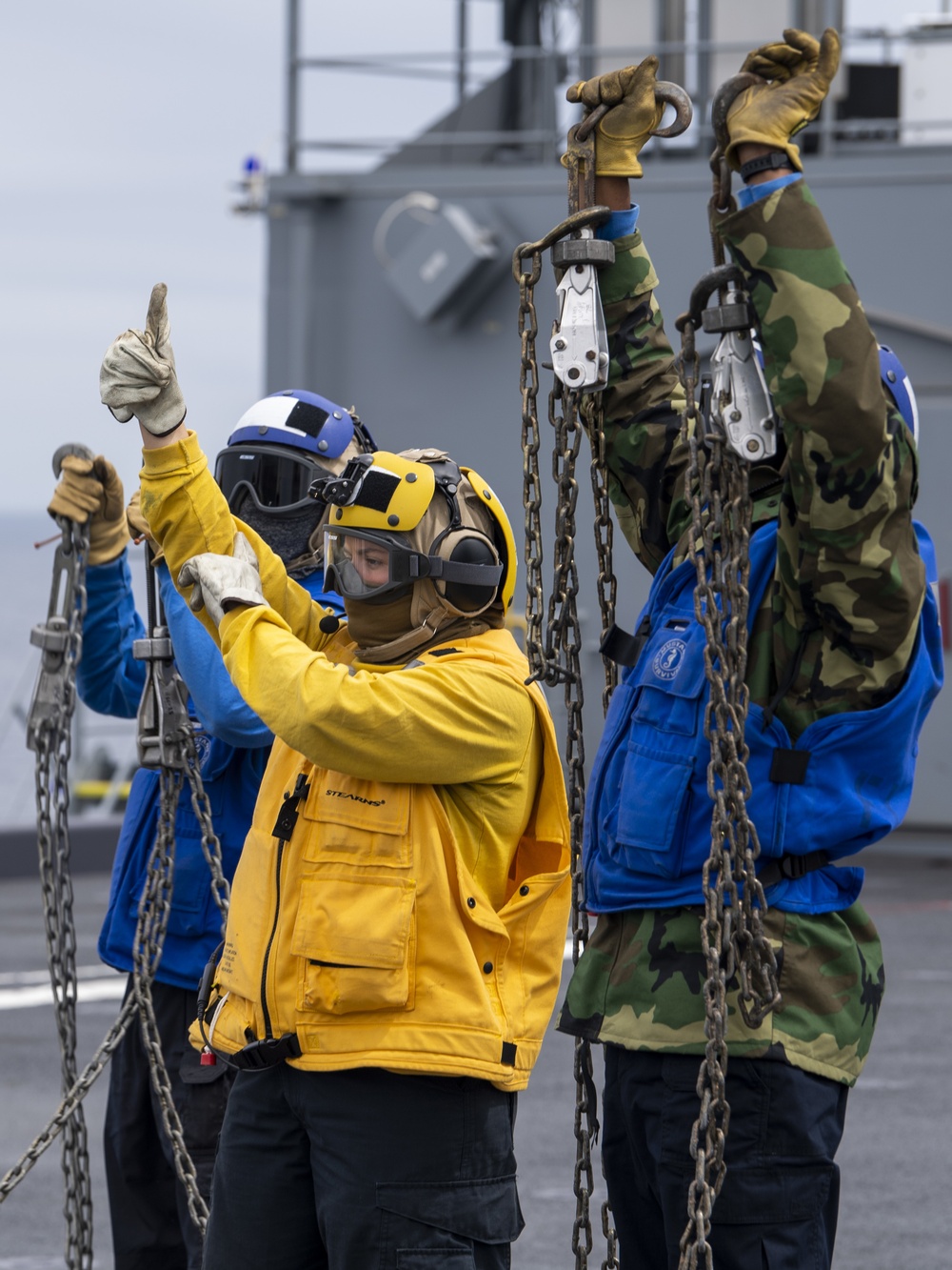 USS Miguel Keith Man conducts flight operations with HSC 23