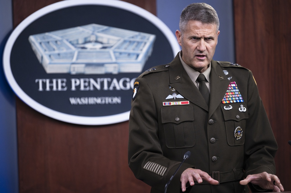 Pentagon Officials Brief Media on Afghanistan