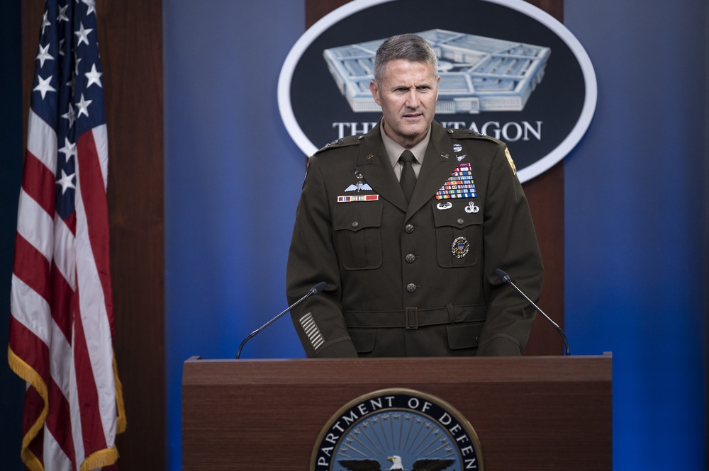 Pentagon Officials Brief Media on Afghanistan