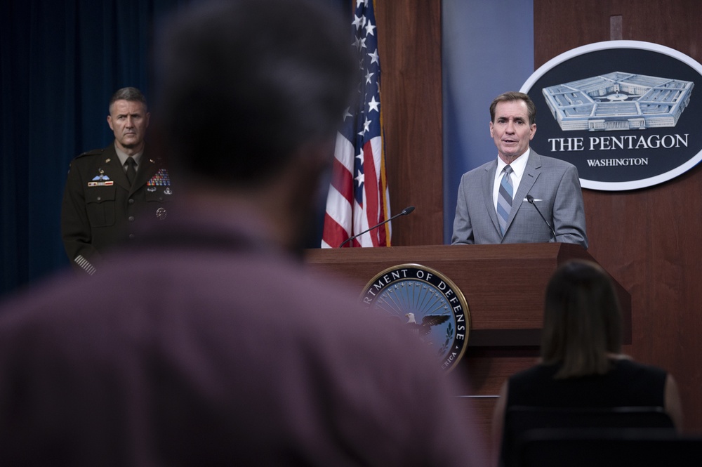 Pentagon Officials Brief Media on Afghanistan