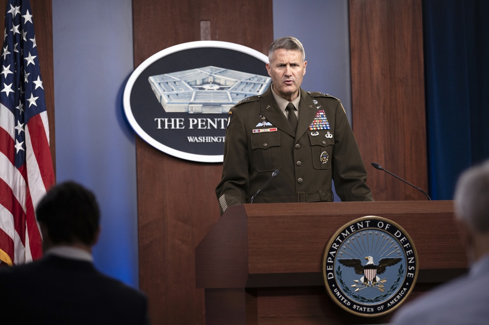 Pentagon Officials Brief Media on Afghanistan