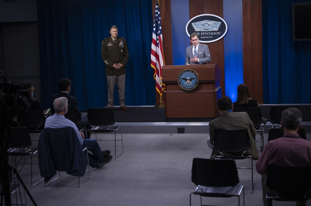 Pentagon Officials Brief Media on Afghanistan