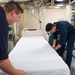 USS Arlington Medical Staff Prepare Ship's Medical Ward
