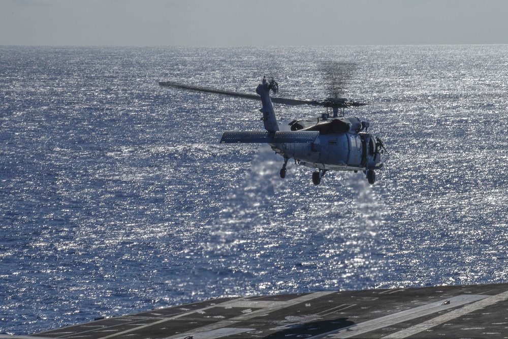 USS Carl Vinson (CVN 70) Conducts Flight Operations