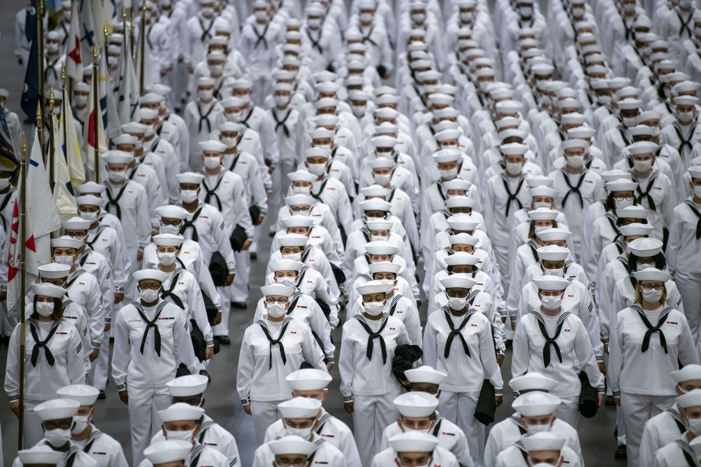 Recruit Training Command Pass-in-review Graduation