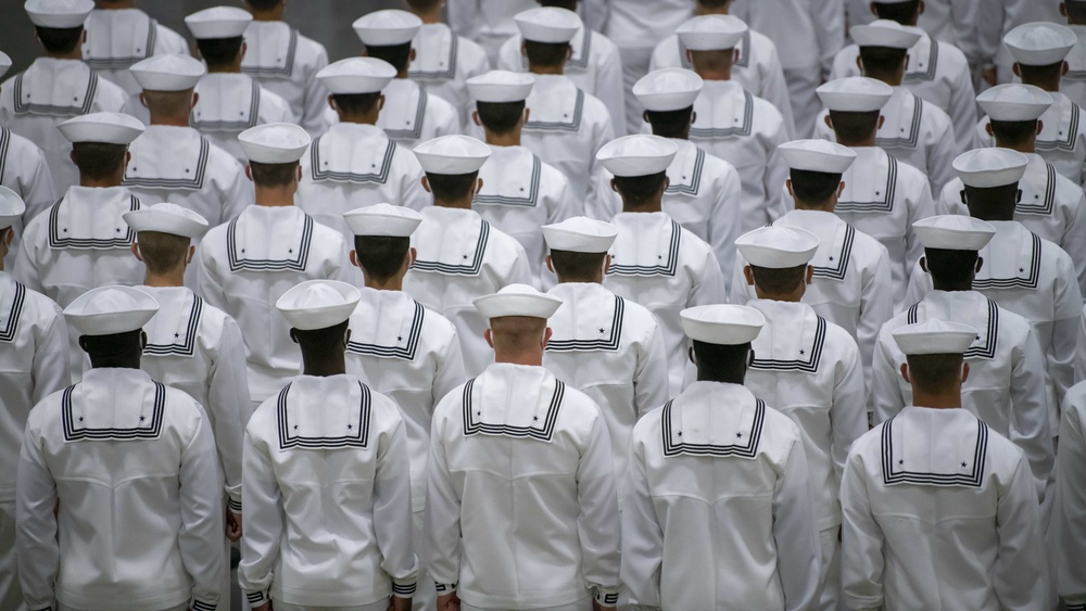 Recruit Training Command Pass-in-review Graduation