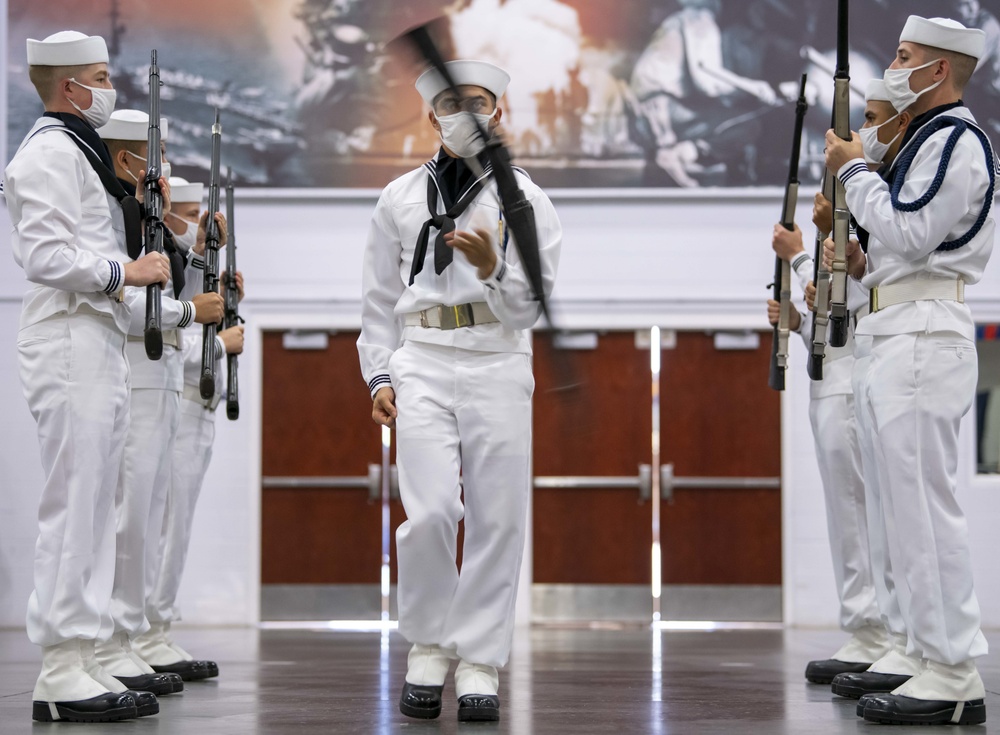 Recruit Training Command Pass-in-review Graduation