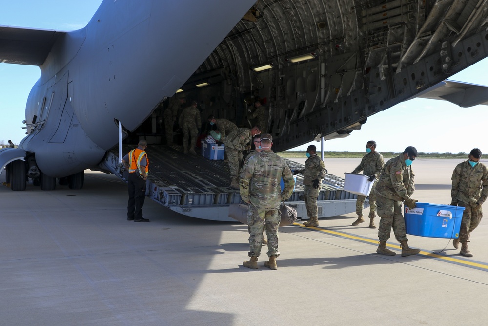 First Flight to Fort Bliss