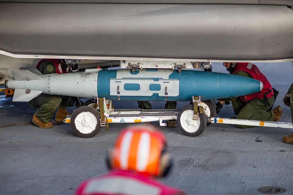 USS America Conducts Flight Operations with Royal Navy aircraft carrier HMS Queen Elizabeth