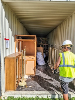 Enniburr Residents Receive USAG-KA, RMI Liaison Office Furniture Donation