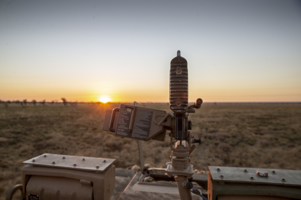 Australian Army Cavalry unit, 1st Armored Regiment, prepares for Exercise Koolendong