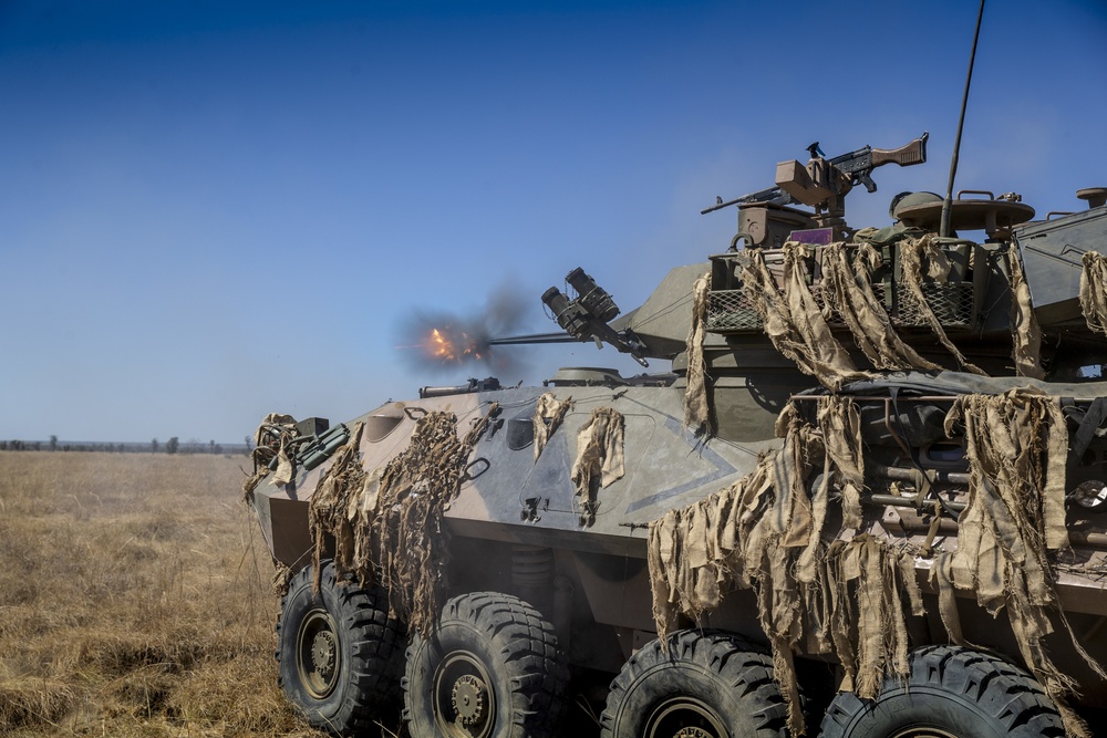 Australian Army Cavalry unit, 1st Armored Regiment, prepares for Exercise Koolendong