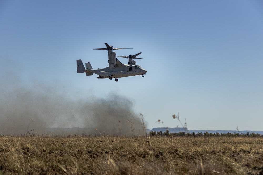 Forward arming and refueling point during Exercise Koolendong 2021