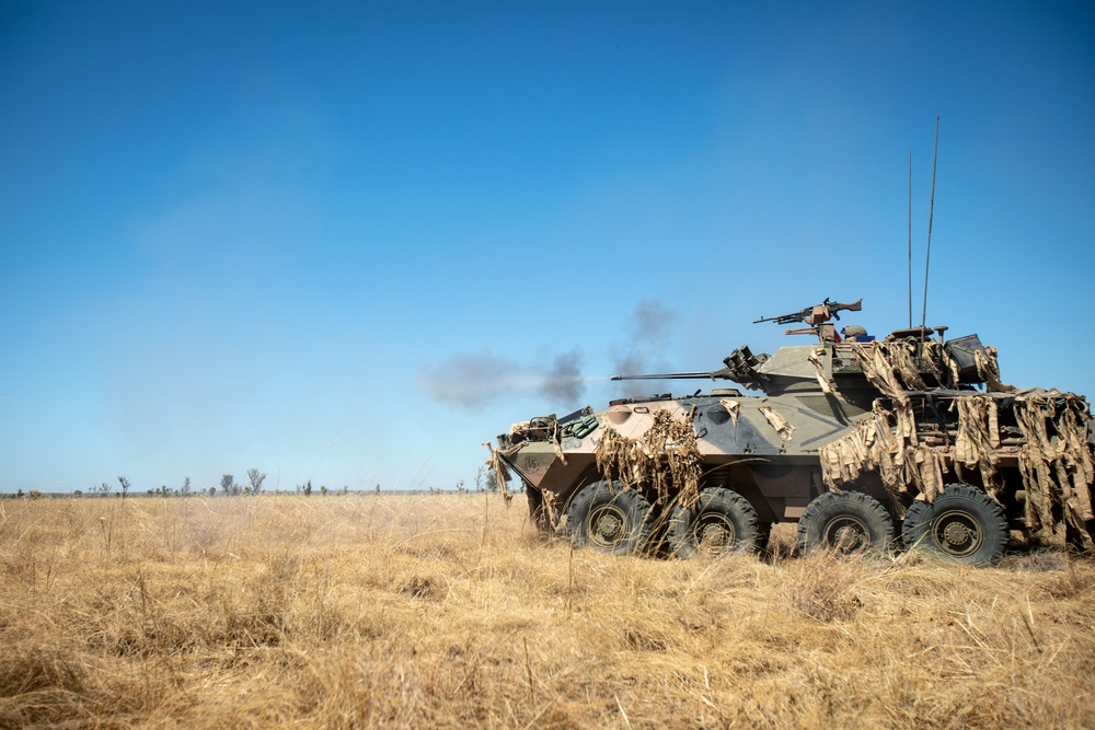 Australian Army Cavalry unit, 1st Armored Regiment, prepares for Exercise Koolendong