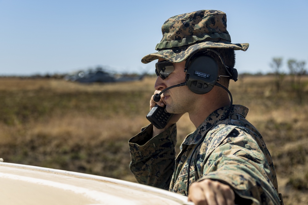 Forward arming and refueling point during Exercise Koolendong 2021