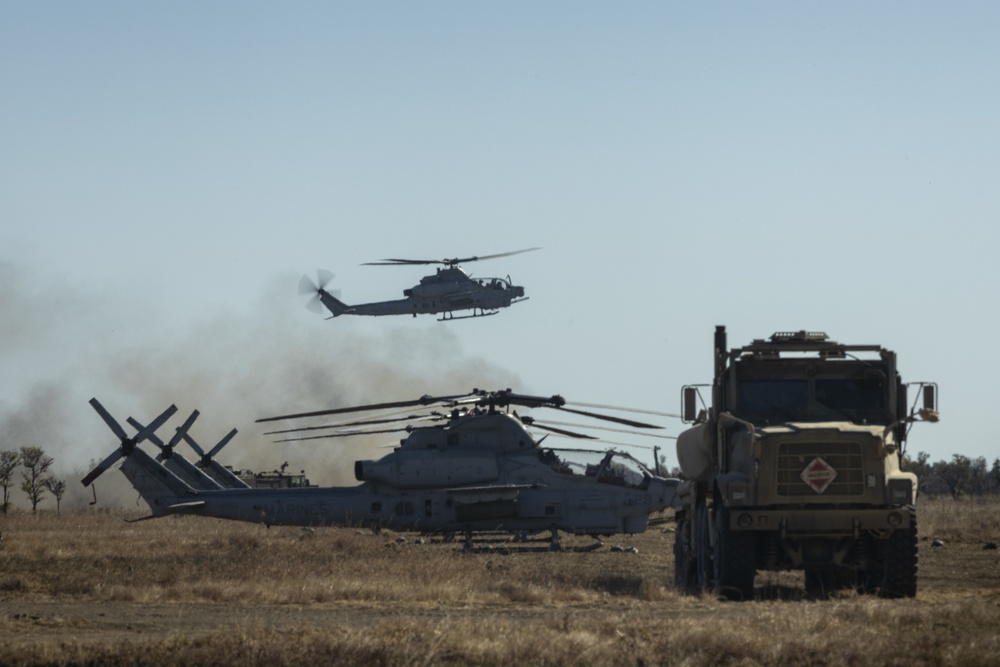 Forward arming and refueling point during Exercise Koolendong 2021