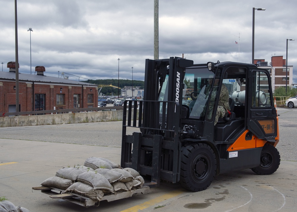 SUBASE New London Hurricane Preparation