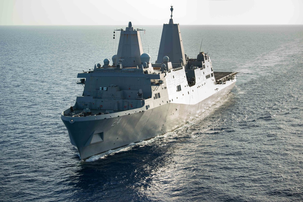 USS Arlington En Route to Haiti