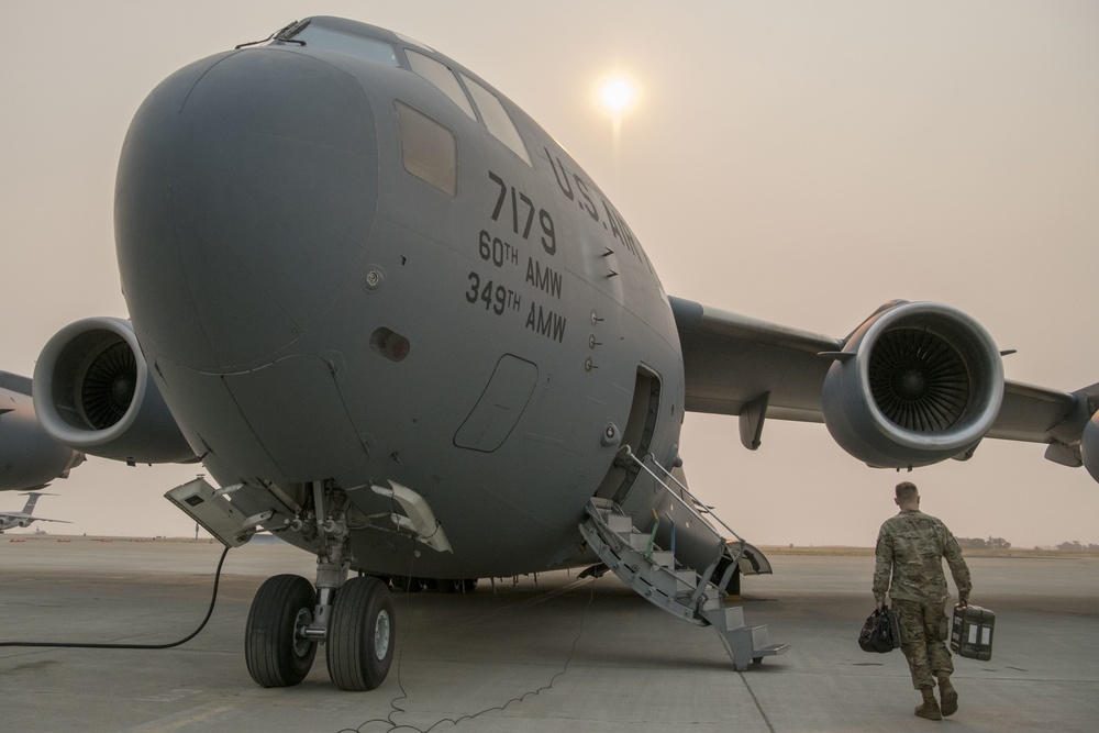 349 AMW supports the Afghanistan evacuation