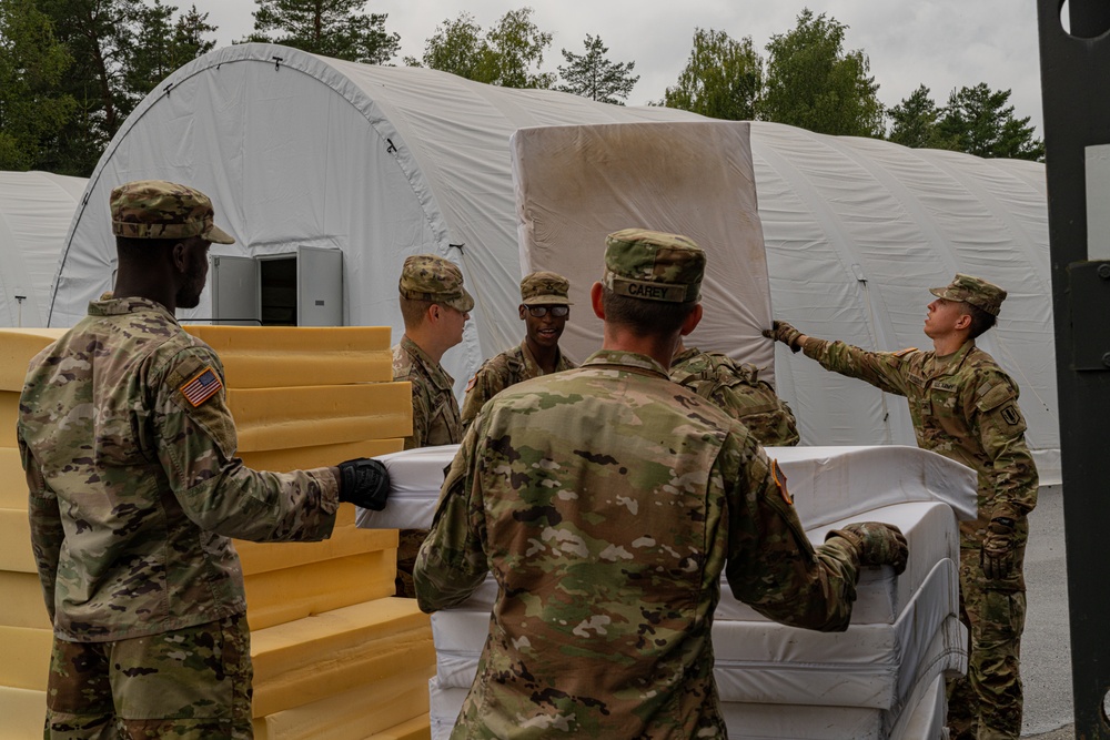 7th ATC prepares for Afghan evacuees at Grafenwoehr Training Area, Germany