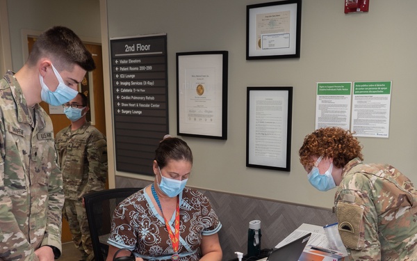National Guard Soldiers Assist Roseburg Hospital