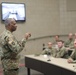 National Guard command sergeant major Command Sgt. Maj. John Sampa addresses soldier of the South Dakota National Guard about his three by five card initiative.