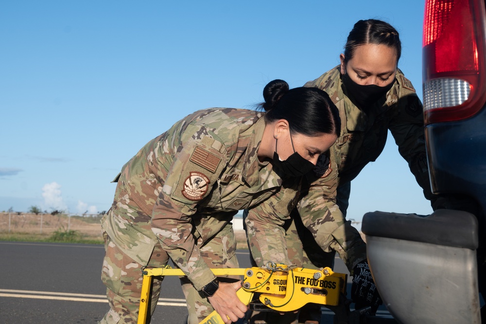 Behind the scenes of exercise Sentry Aloha: Airfield Management