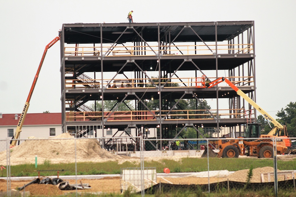 Fiscal year 2020 barracks project operations during July 2021 at Fort McCoy