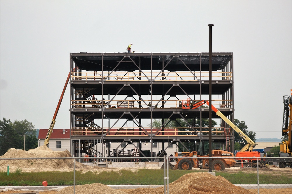 Fiscal year 2020 barracks project operations during July 2021 at Fort McCoy