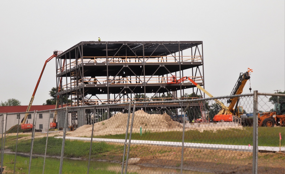 Fiscal year 2020 barracks project operations during July 2021 at Fort McCoy