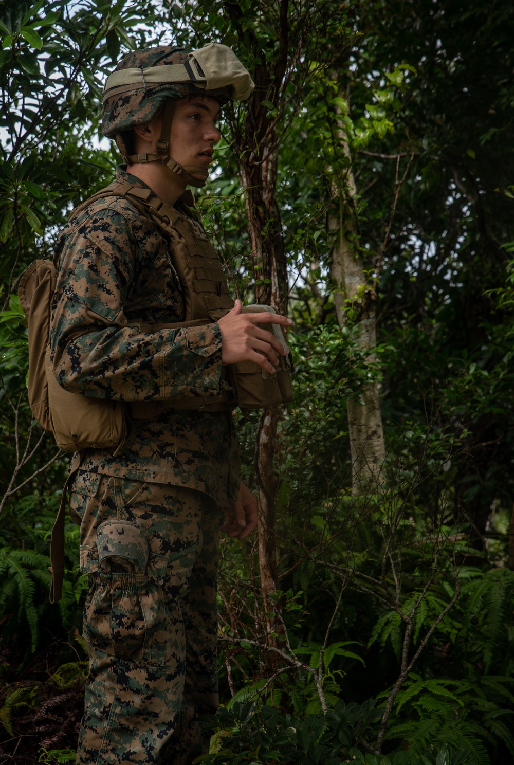 Marines with 31st MEU resupply Marines in the field