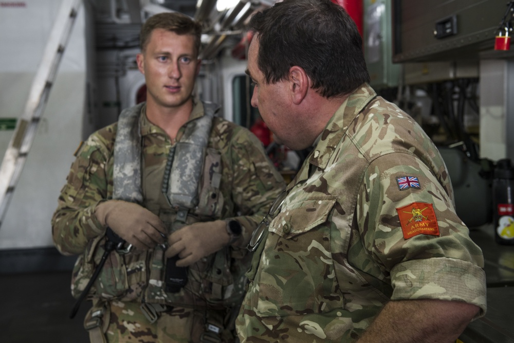 Strengthening Partnerships: JTF-Bravo 1-228th Aviation Regiment conducts deck-landing qualifications aboard Royal Navy’s RFA Wave Knight