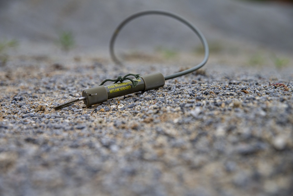 Going out with a bang - Explosive Ordnance Disposal demolition range