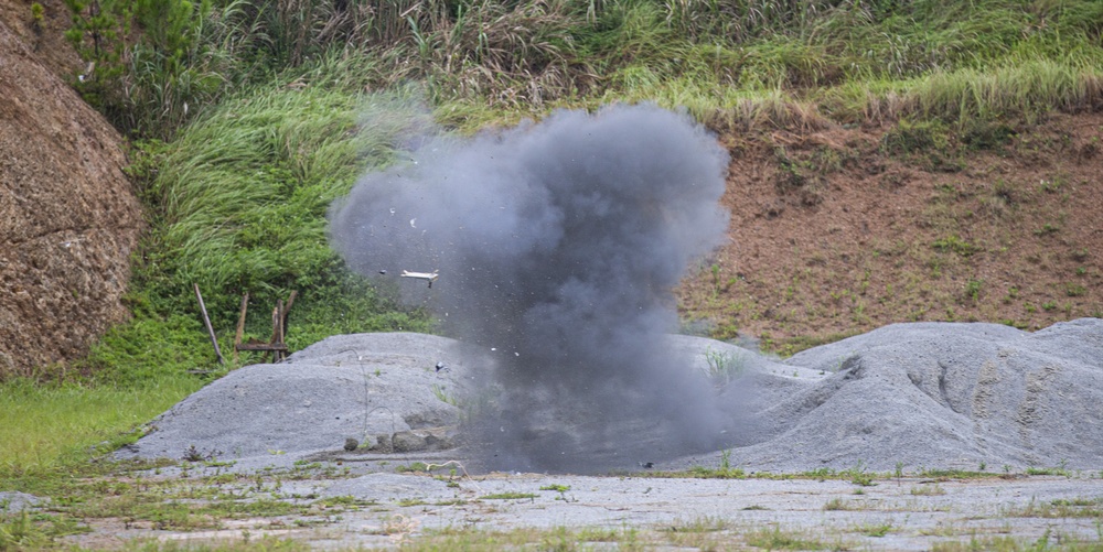 Going out with a bang - Explosive Ordnance Disposal demolition range