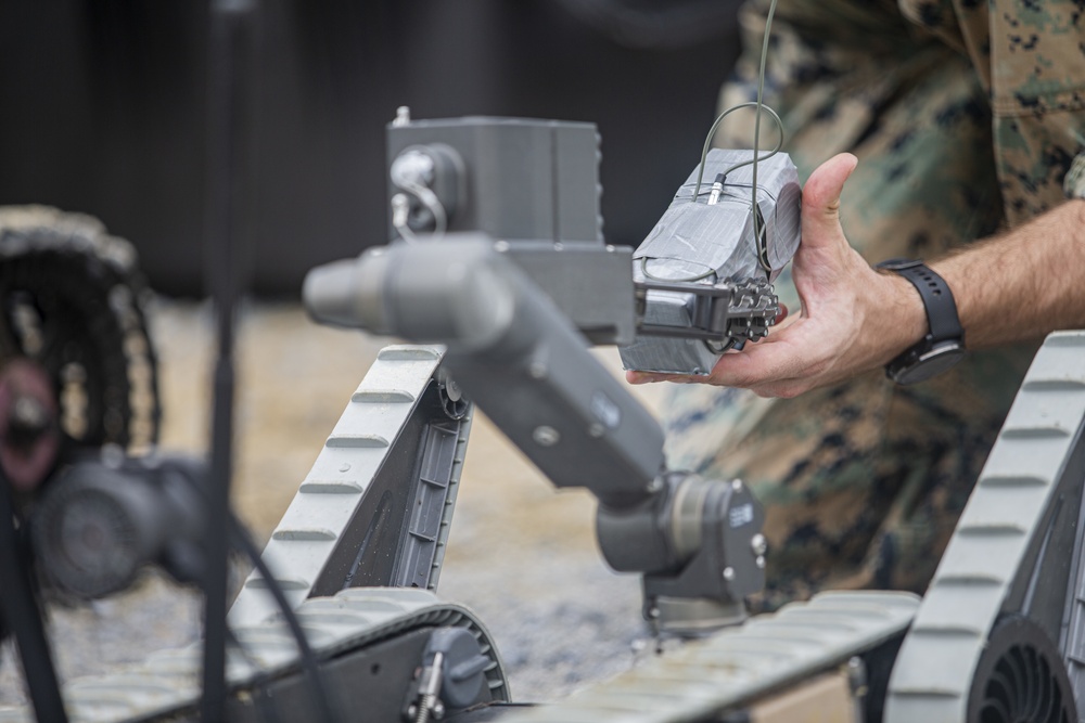 Going out with a bang - Explosive Ordnance Disposal demolition range