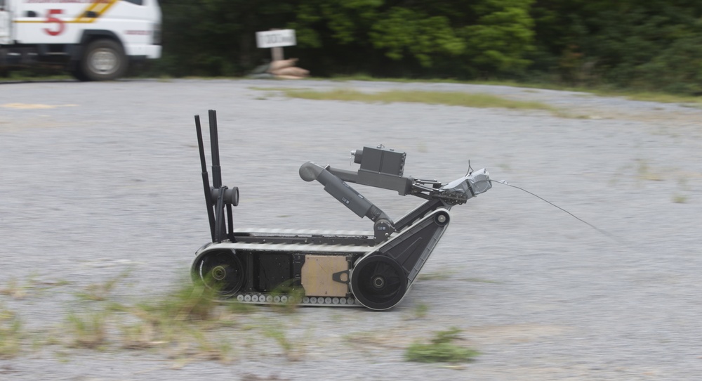 Going out with a bang - Explosive Ordnance Disposal demolition range