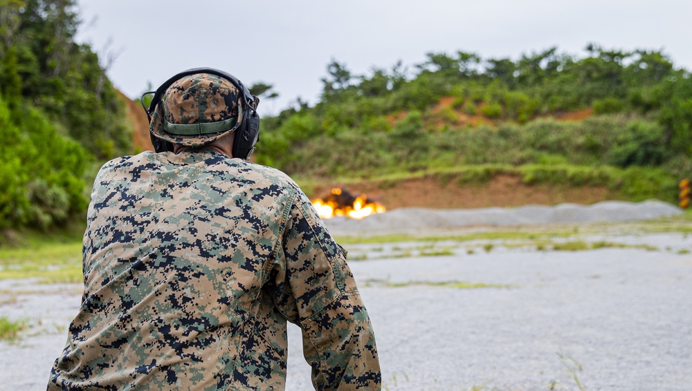 Going out with a bang - Explosive Ordnance Disposal demolition range