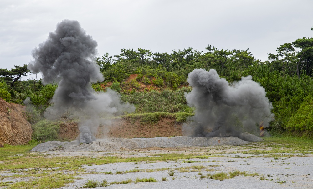 Going out with a bang - Explosive Ordnance Disposal demolition range