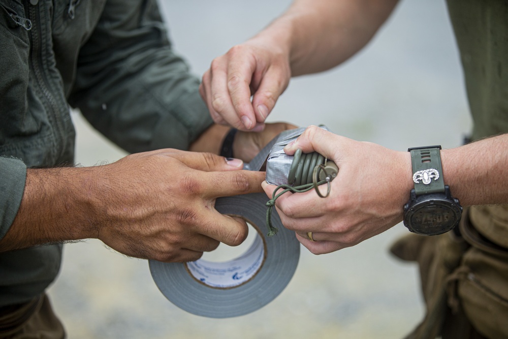 Going out with a bang - Explosive Ordnance Disposal demolition range